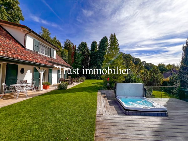 6036. Maison individuelle avec vue panoramique sur le Jura à Cugy 1