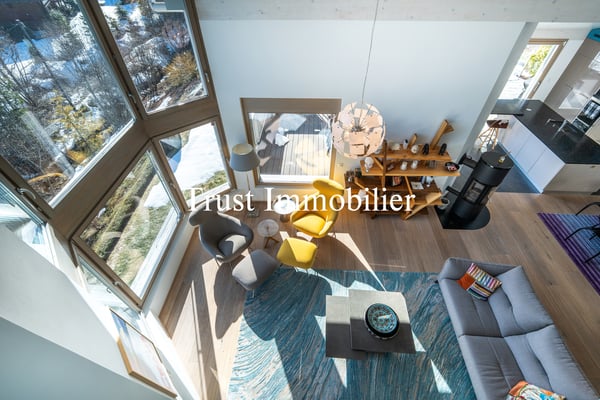 6022.Chalet contemporain lumineux avec vue panoramique, Mayens d'Arbaz 12