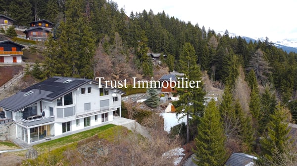 6022.Chalet contemporain lumineux avec vue panoramique, Mayens d'Arbaz 9