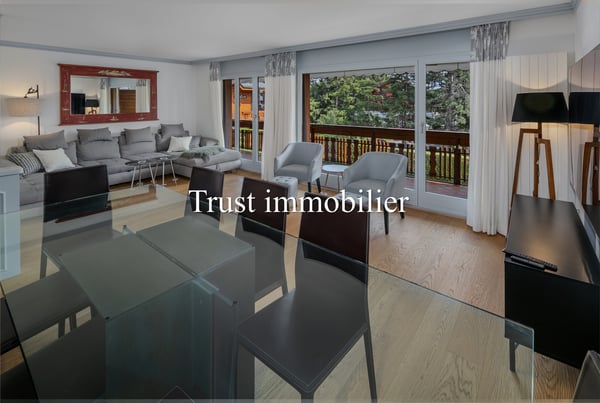 3001. Bel appartement de 3.5 pièces, centre Crans 2