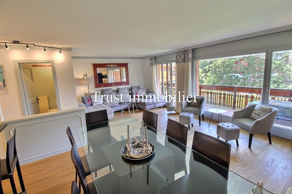 3001. Bel appartement de 3.5 pièces, centre Crans 1