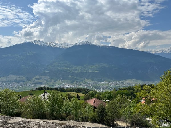 6000.Vue panoramique / Projet Chalet à vendre à Sergnou /Crans-Montana 6