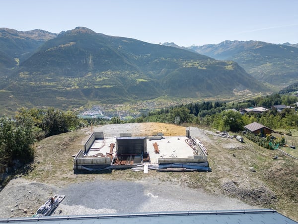 6000.Vue panoramique / Projet Chalet à vendre à Sergnou /Crans-Montana 6