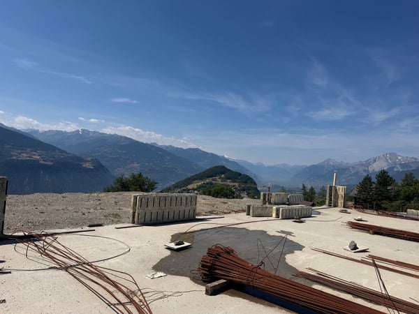 6000.Vue panoramique / Projet Chalet à vendre à Sergnou /Crans-Montana 9
