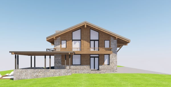 6000.Vue panoramique / Projet Chalet à vendre à Sergnou /Crans-Montana 9