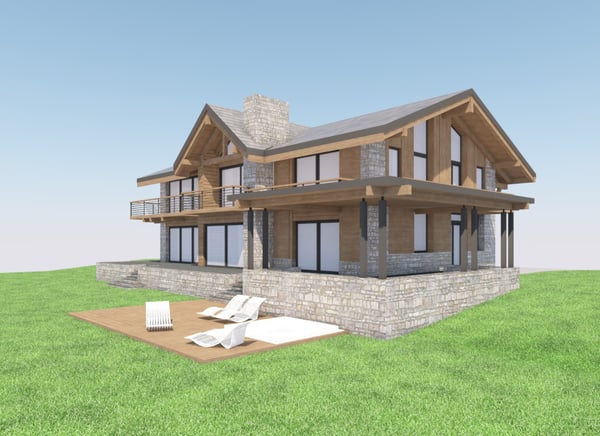 6000.Vue panoramique / Projet Chalet à vendre à Sergnou /Crans-Montana 8