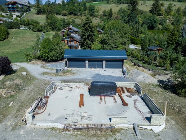 6000.Vue panoramique / Projet Chalet à vendre à Sergnou /Crans-Montana 5