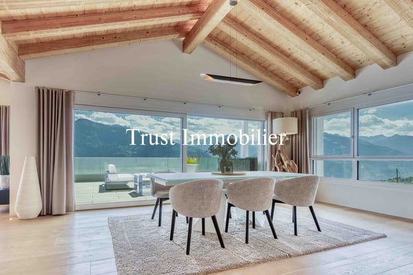 6006. RARE. Villa d'exception avec vue sur les Alpes (Ayent) 7