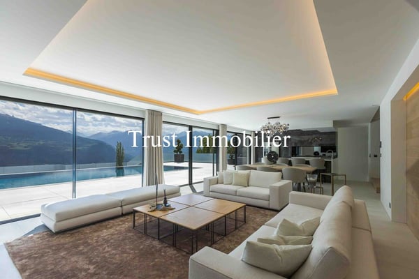 6006. RARE. Villa d'exception avec vue sur les Alpes (Ayent) 8