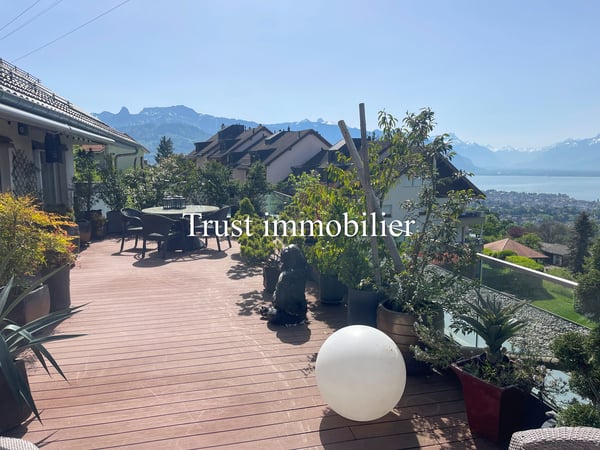 3.58.EG Spacieux duplex - Vue panoramique lac et montagnes, Vevey 2
