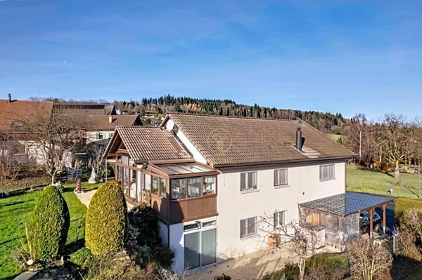 A 5 MIN DE MEZIERES, Vucherens, belle maison individuelle lumineuse sur 2 niveaux, avec 5 chambres 1