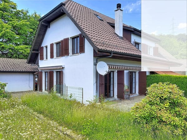LE MONT-SUR-LAUSANNE - maison jumelle à vendre avec jardin et garage-box 1
