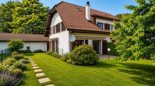 LE MONT-SUR-LAUSANNE - Maison jumelle avec jardin et potentiel de rénovation 1