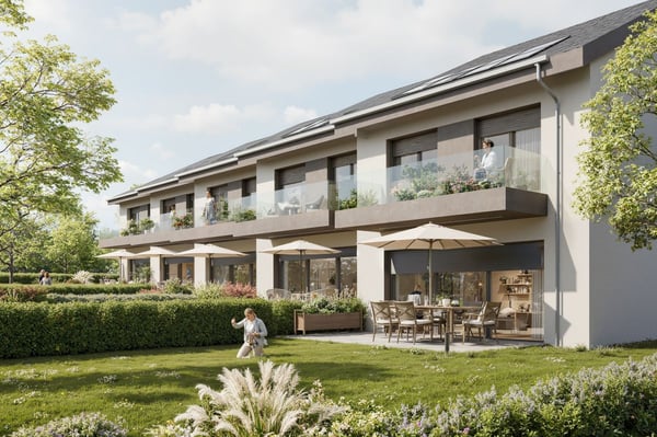 AUBONNE à 3 min - Nouvelle promotion de 5 villas contiguë - Villa A & E 2