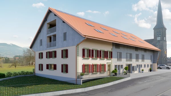 Appartements en PPE dans une ferme en cours de réhabilitation 3