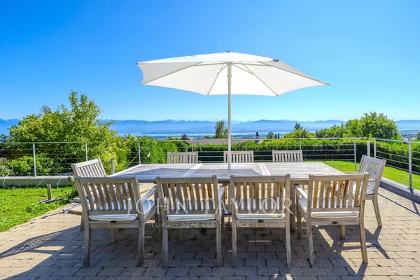 Villa élégante avec vue panoramique ? Genolier Mont-Blanc  Lac Léman  Alpes 3