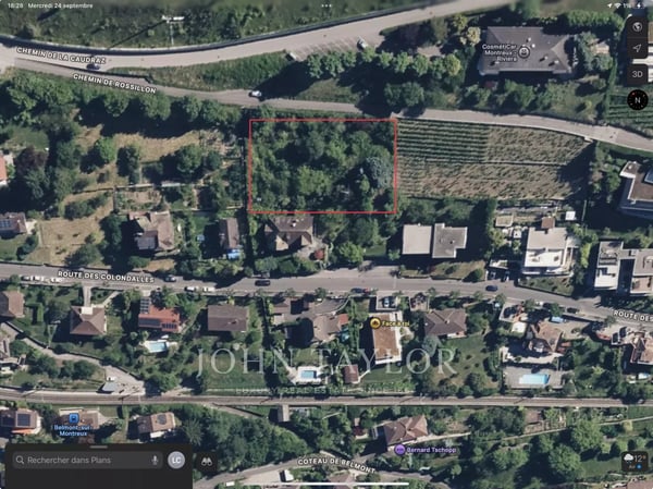 UNE EXCLUSIVITÉ - Terrain avec vue sur le lac Léman 2