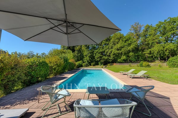 Villa avec piscine, vue lac et Mont-Blanc 3