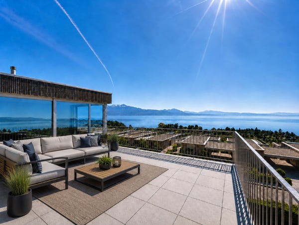 Magnifique maison mitoyenne de 6.5 pièces à Lutry avec vue imprenable 1