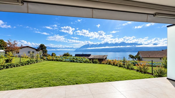 Appartement terrasse moderne de 3.5 pièces à Bourg-en-Lavaux – Vue imprenable et cadre idyllique