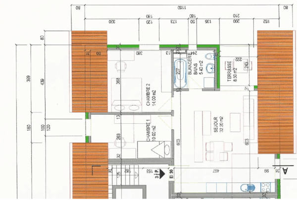 Charmant appartement de 3,5 pièces avec terrasse à Dompierre FR 11