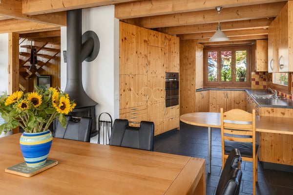 Beau châlet contemporain avec vue panoramique à Châtel-St-Denis 7