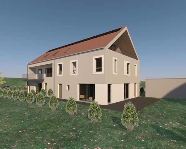 A vendre à Sugiez villa mitoyenne de 5.5 pièces de 116 m2 avec 120 m2 de terrain 1