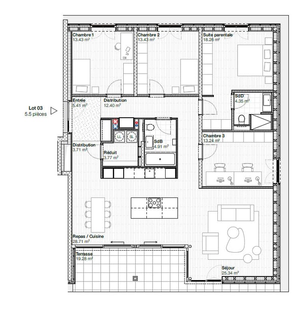 À vendre, Appartement PPE, 1632 Riaz, Réf 1632.03 4