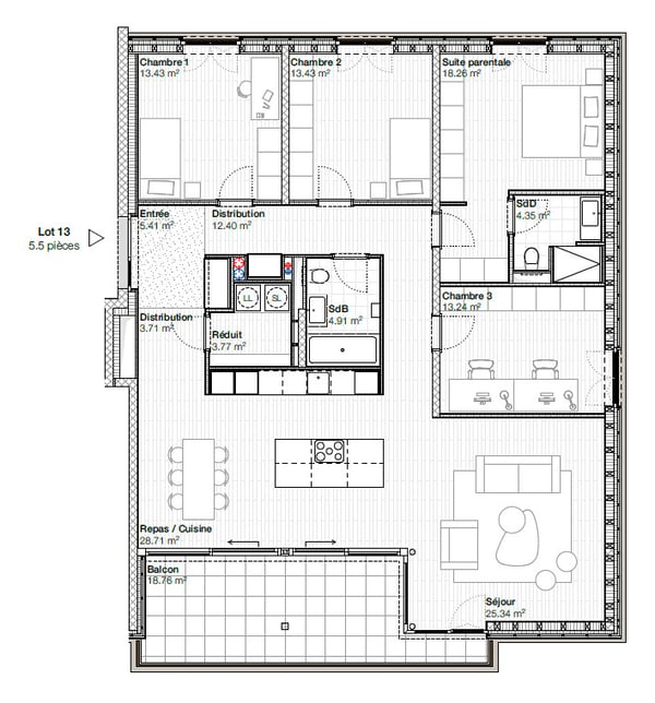 À vendre, Appartement PPE, 1632 Riaz, Réf 1632.13 4