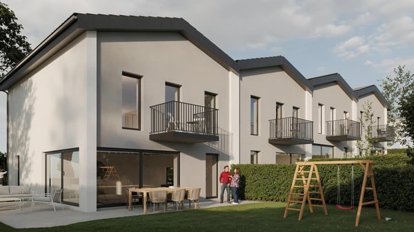 GLETTERENS A VENDRE VILLA CONTIGÜE DE 5,5 PCES LIVRAISON AUTOMNE 2026 2