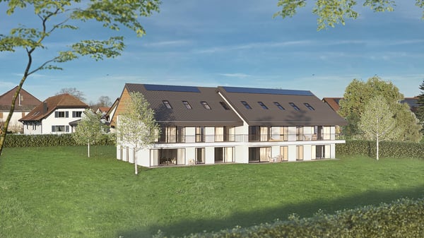 Estavayer / Frasses Dernier 2,5 pièces, Rez avec jardin de 83 m2 2