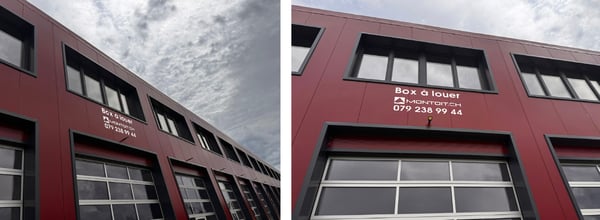 Yverdon-les-Bains, à louer, BOX de 140 m2 avec porte sectionnelle 4