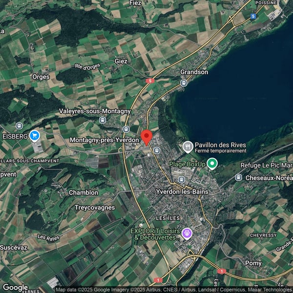 Yverdon-les-Bains, à louer, surface commerciale de 240 m2 + terrasse 5