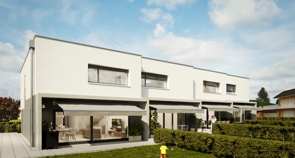 Domdidier, à vendre, villas contigües de 4.5 pièces, avec jardin 2