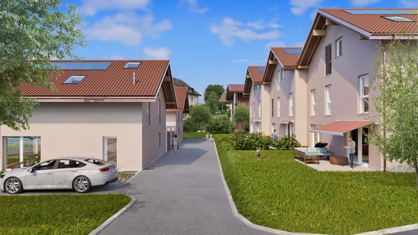 LES VILLAS DU GRAND PRÉ  Villa mitoyenne de 4.5 pièces en PPE - Lot C3 2
