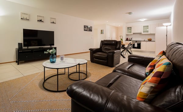 Appartement Modern 1 Chambre avec Services Hôteliers - Centre-Ville de Bulle 5
