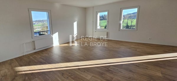 Magnifique appartement rénové de 4,5 pièces avec balcon à Montet 3
