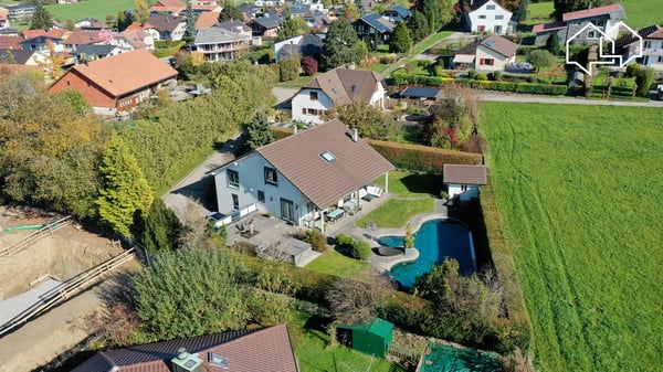 Villa individuelle de 6.5pces avec piscine dans un cadre idyillique 2