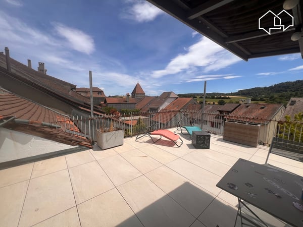 Spacieux appartement dans les combles avec terrasse 8