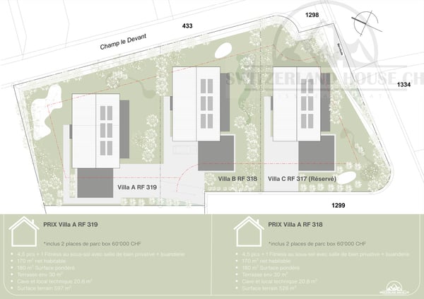 Magnifiques et spacieuses villas individuelles au calme à Lovens 9