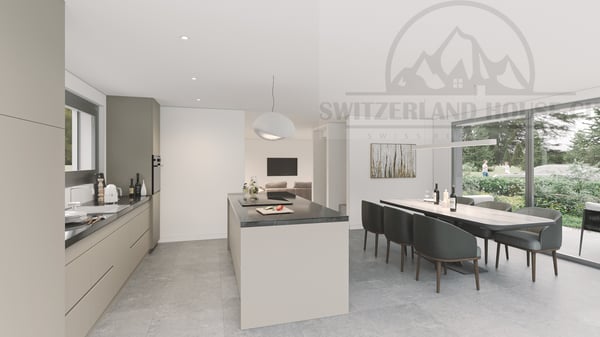 Magnifique villa individuelle neuve de 5.5 pcs avec grand jardin à Lovens 8