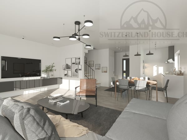 Magnifique 4,5 pcs en Duplex avec terrasse et jardin à Givisiez 5