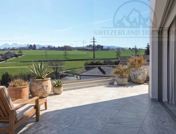 Magnifique attique 2,5 pcs avec grande terrasse avec vue à Givisiez 1