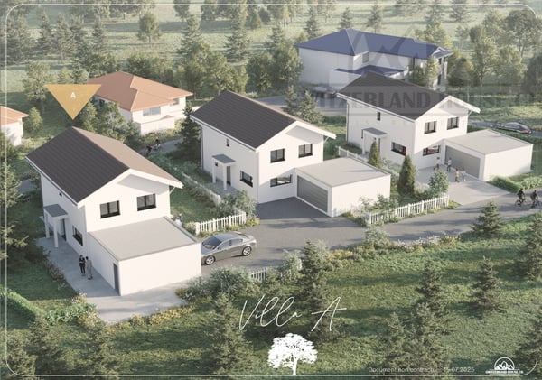 Spacieuse villa individuelle de 5.5 pcs avec grand jardin à Lovens proche nature 7