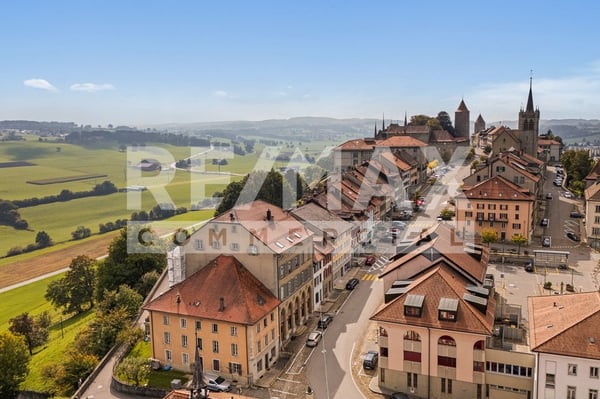 Commerce et bureaux au centre de Romont 1