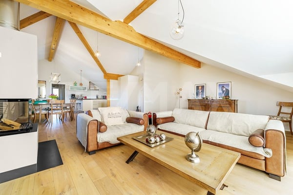 Avec grand parc commun, superbe appartement 4