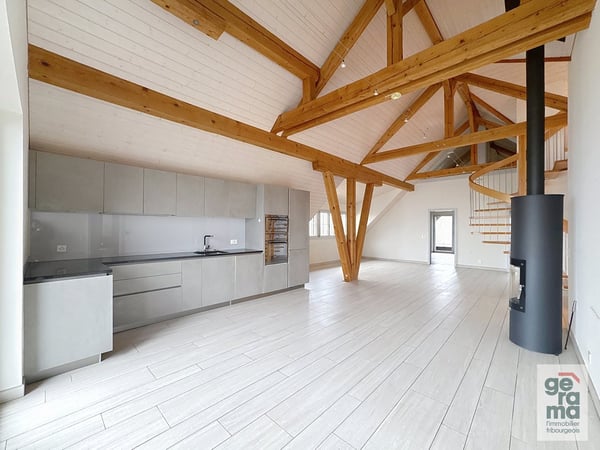 Très bel appartement 3.5 pièces au 1er à Ponthaux 1