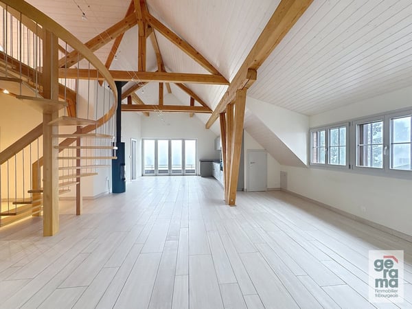 Très bel appartement 3.5 pièces au 1er à Ponthaux 2