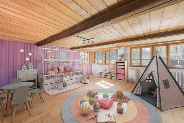 1.5-Zimmer-Haus mit grosser Werkstatt und Atelier in Wila 5