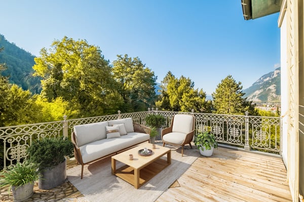 Chur: Repräsentative Villa mit grosser Gartenanlage und Bauland 4